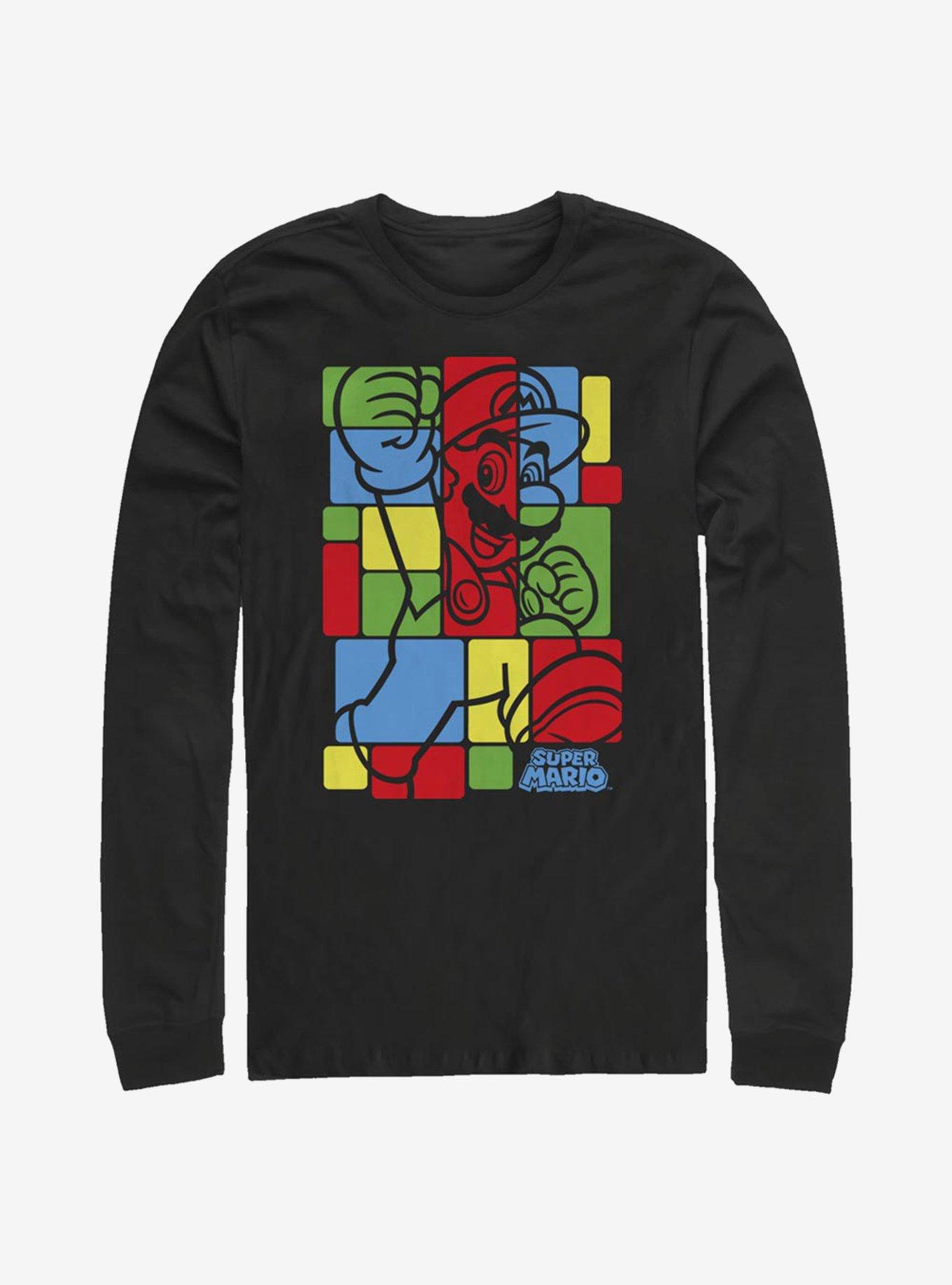 Super Mario Box Trot Long-Sleeve T-Shirt, , hi-res