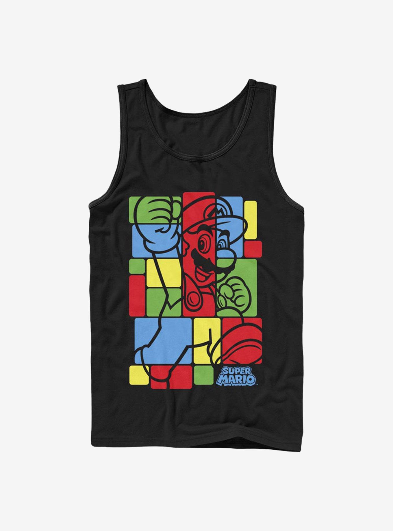 Super Mario Box Trot Tank, BLACK, hi-res