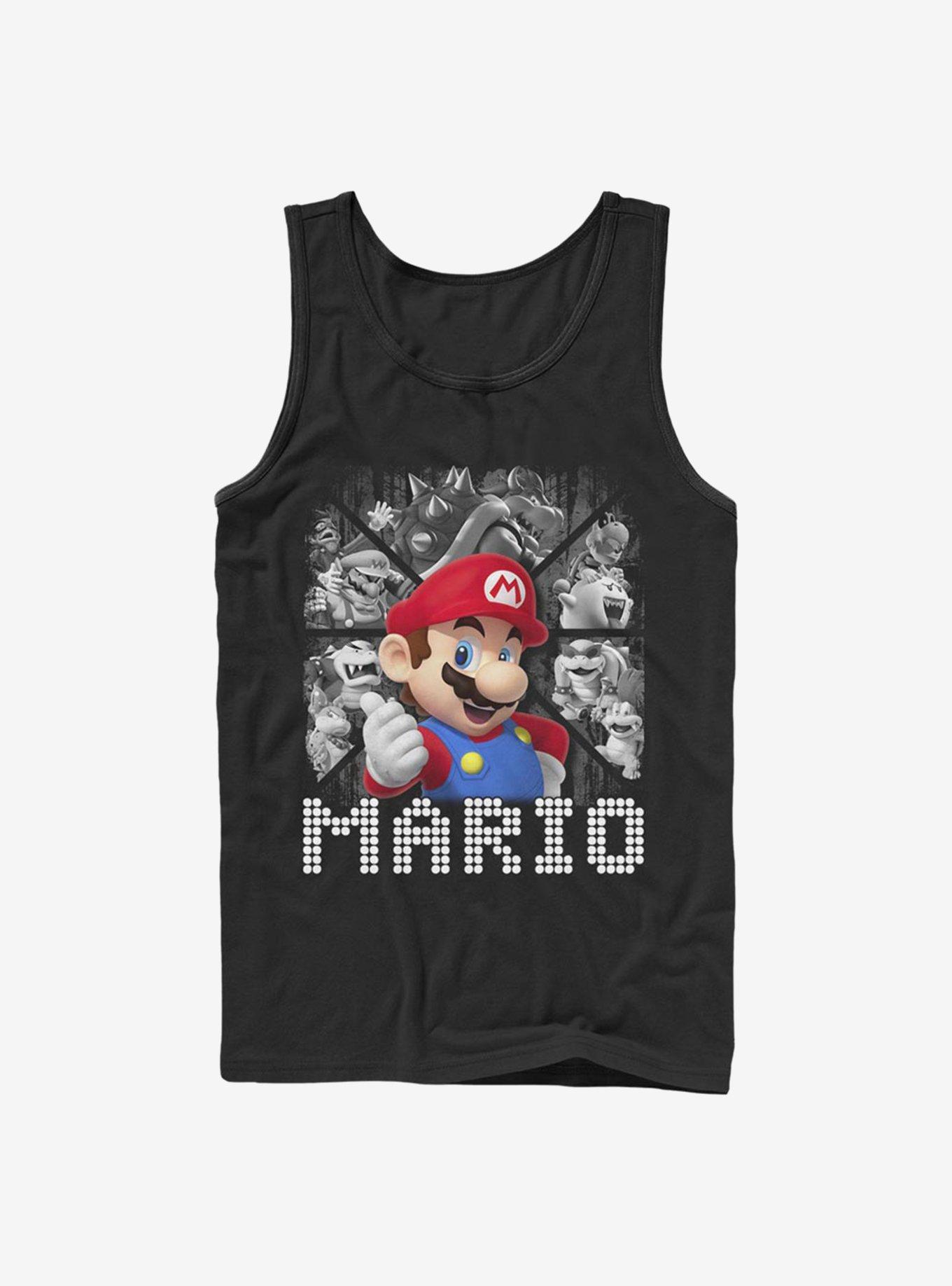 Super Mario Buddies Tank, BLACK, hi-res