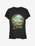 The Legend Of Zelda Korok Forest Girls T-Shirt, BLACK, hi-res