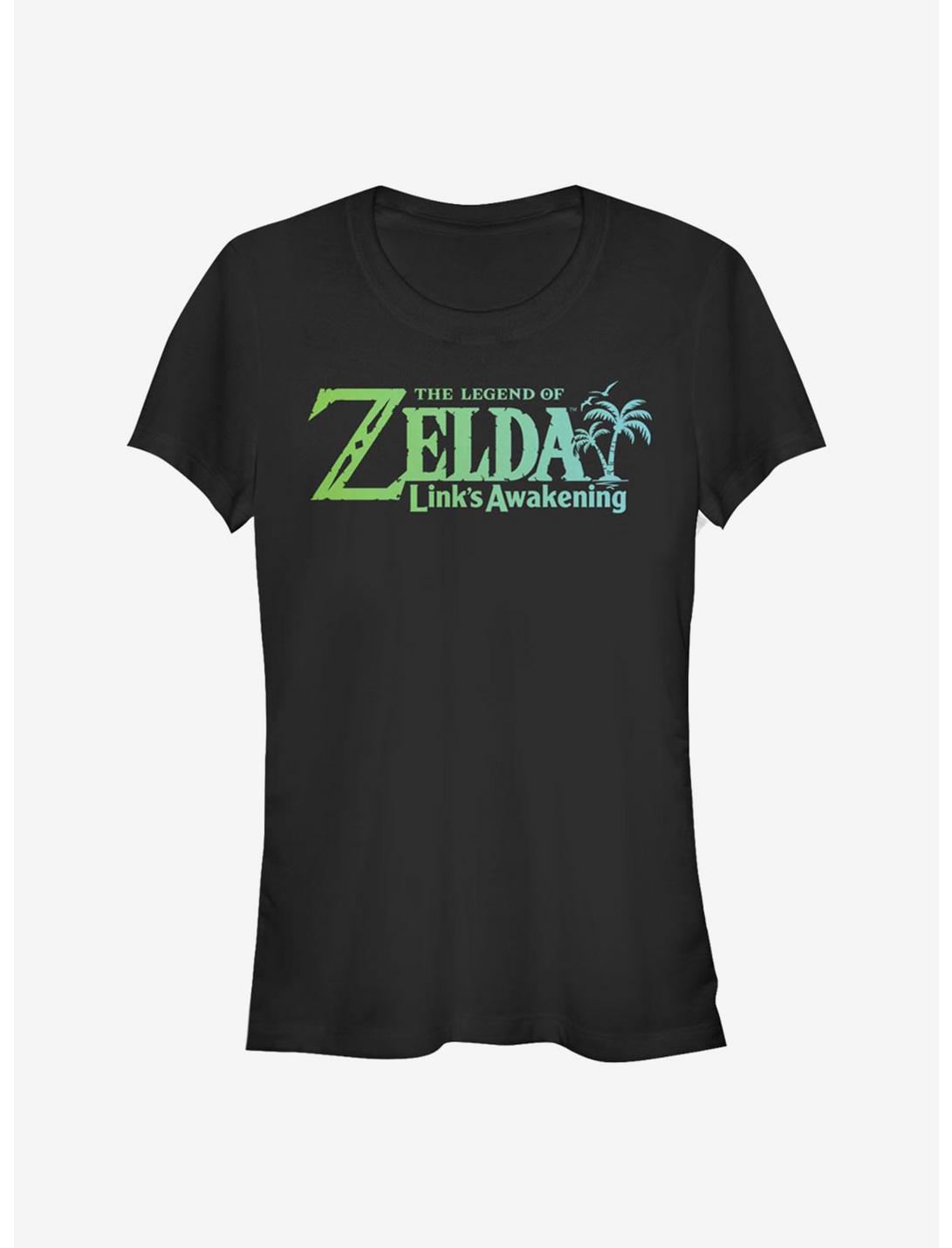 The Legend Of Zelda Links Awakening Art Girls T-Shirt, BLACK, hi-res