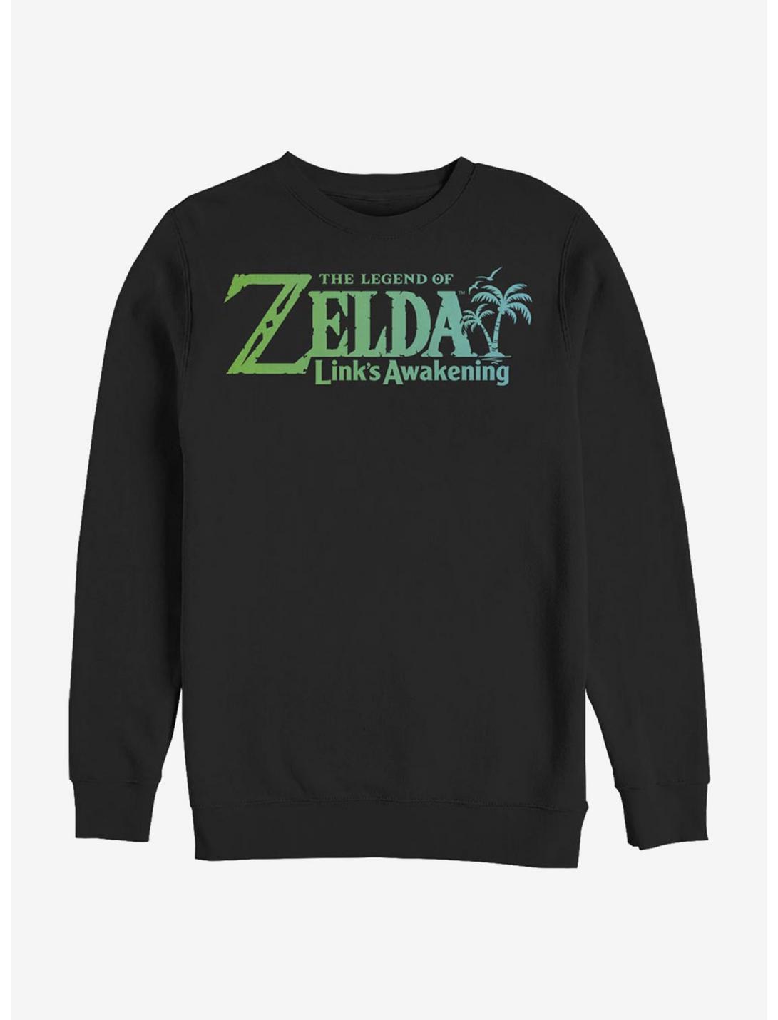 The Legend Of Zelda Links Awakening Art Crew Sweatshirt, BLACK, hi-res