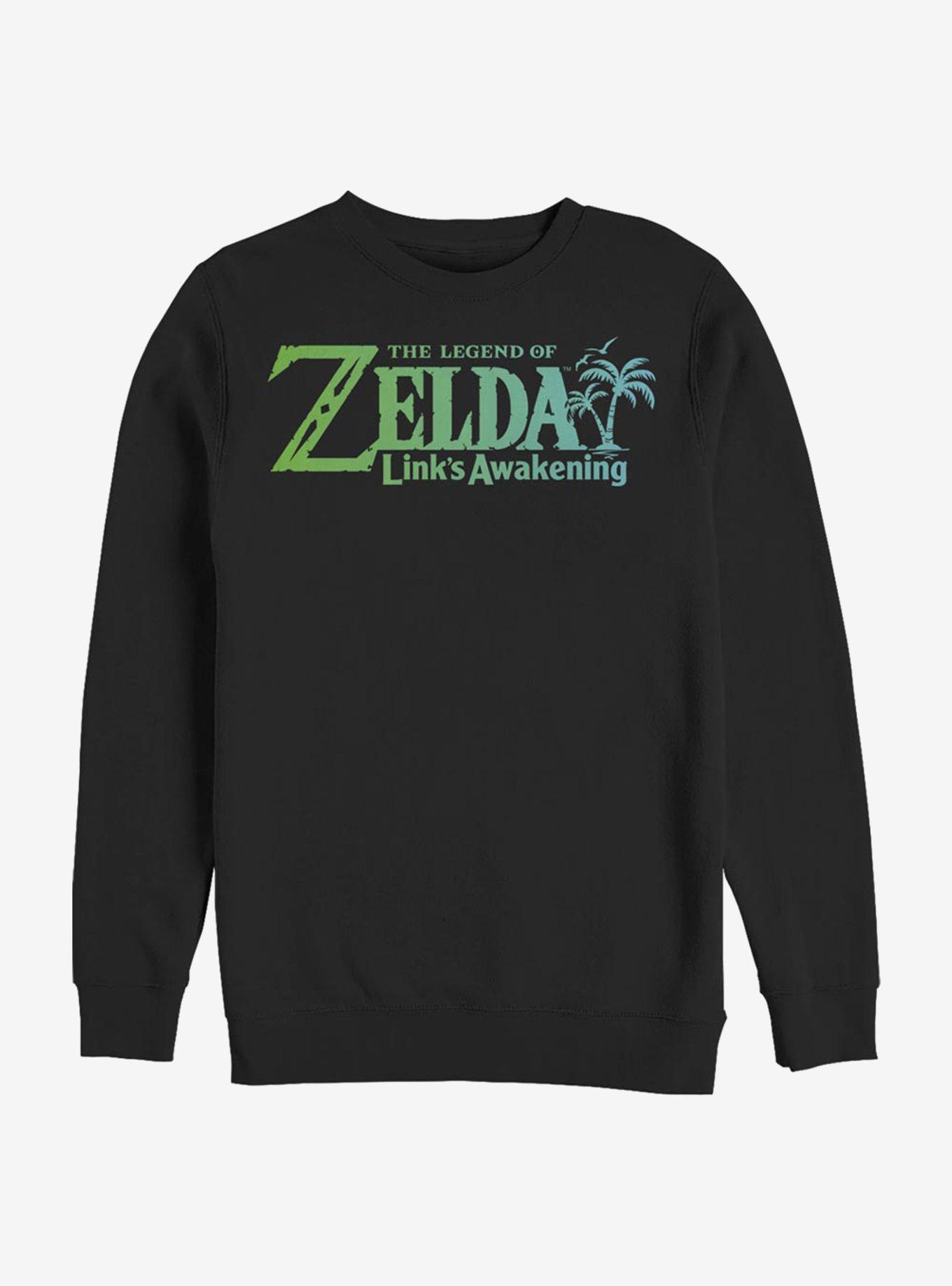 The Legend Of Zelda Links Awakening Art Crew Sweatshirt, BLACK, hi-res