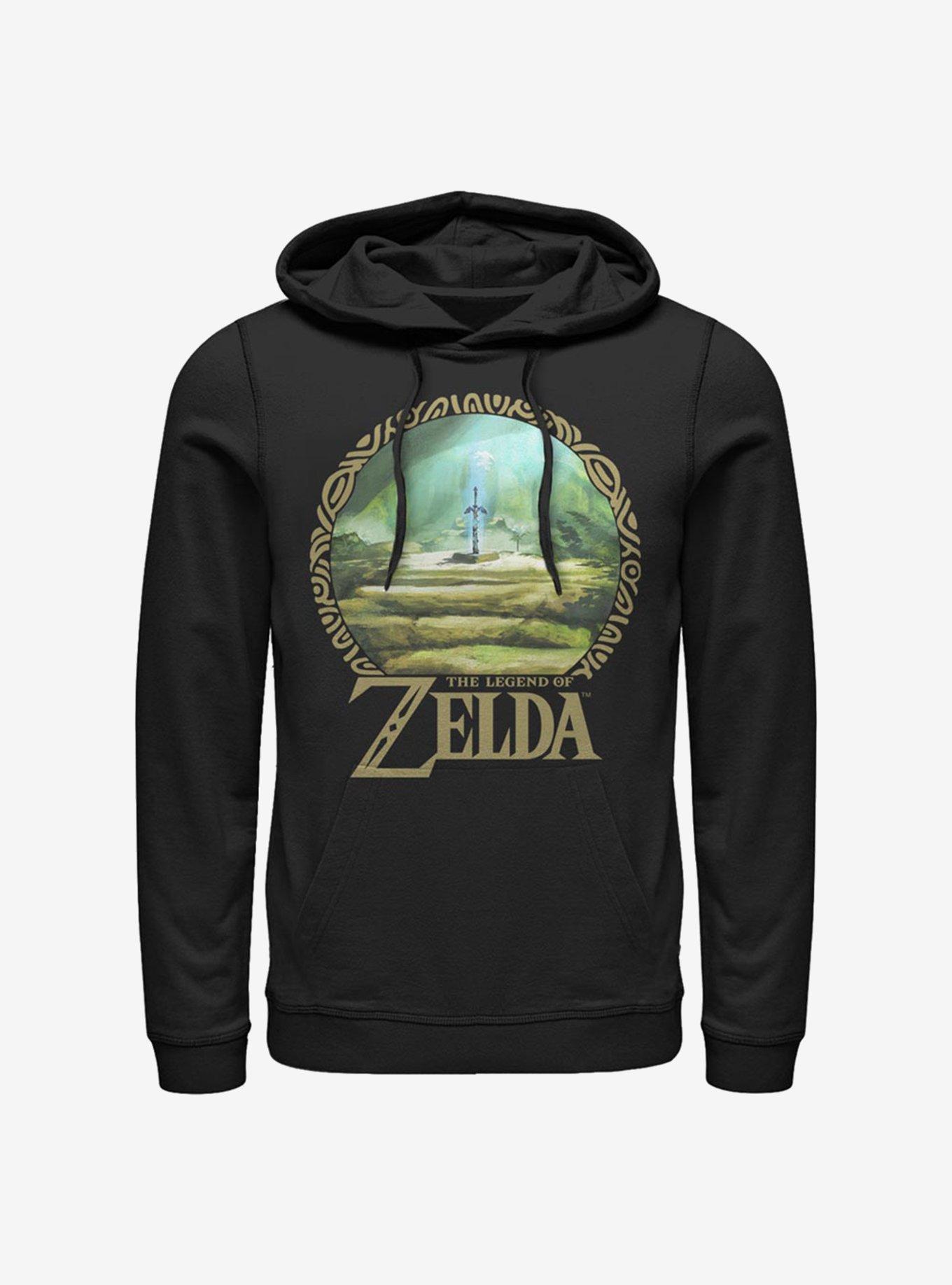 The Legend Of Zelda Korok Forest Hoodie, BLACK, hi-res