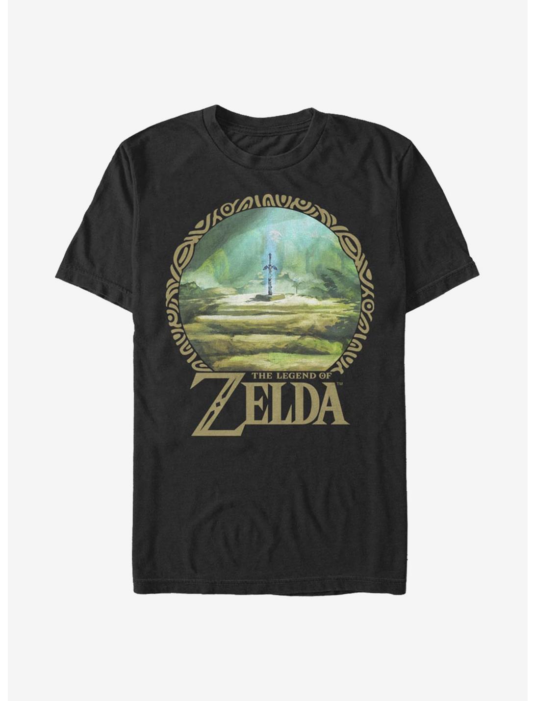 The Legend Of Zelda Korok Forest T-Shirt, BLACK, hi-res