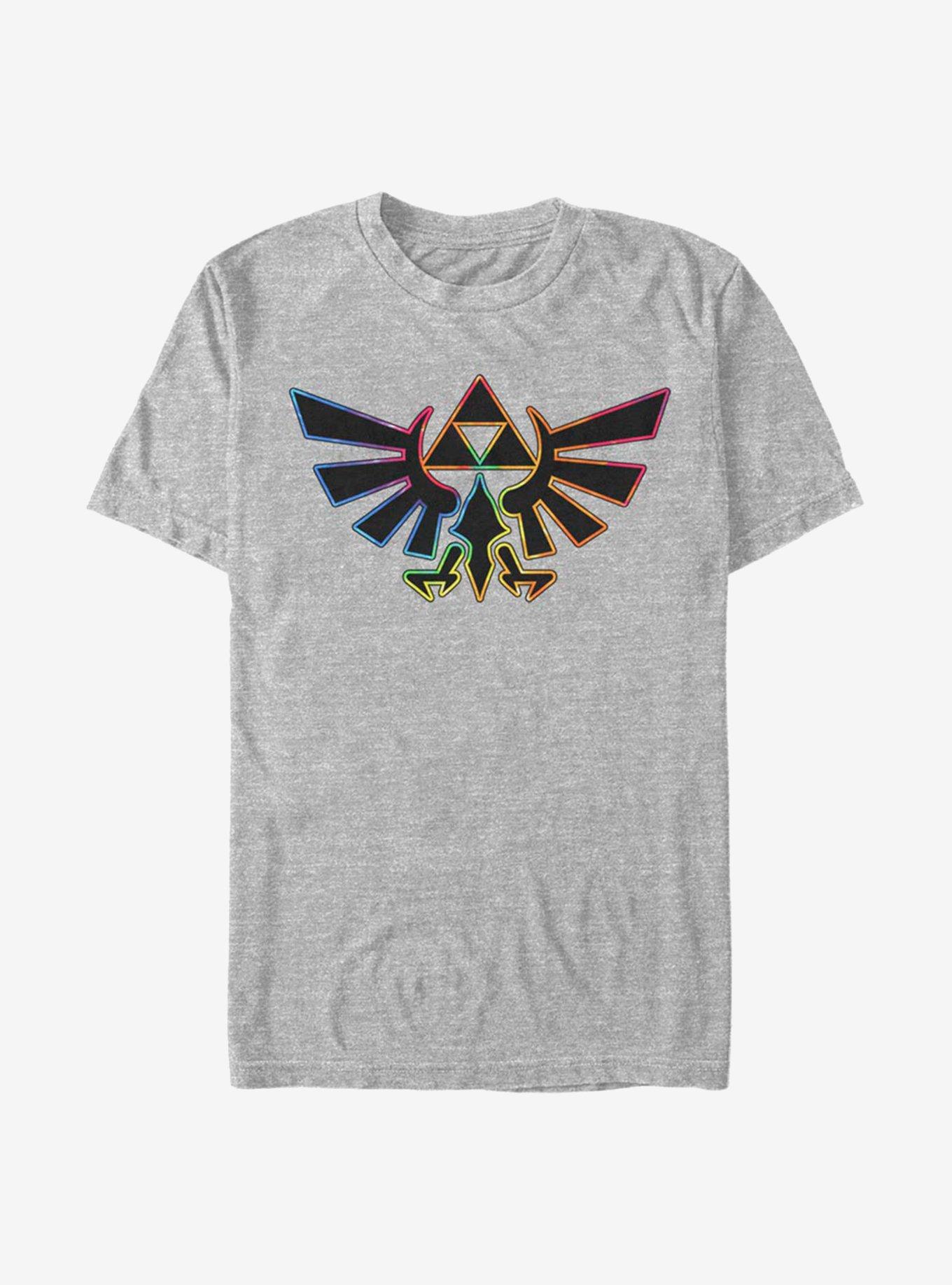 The Legend Of Zelda Tie Dye Outline T-Shirt, , hi-res