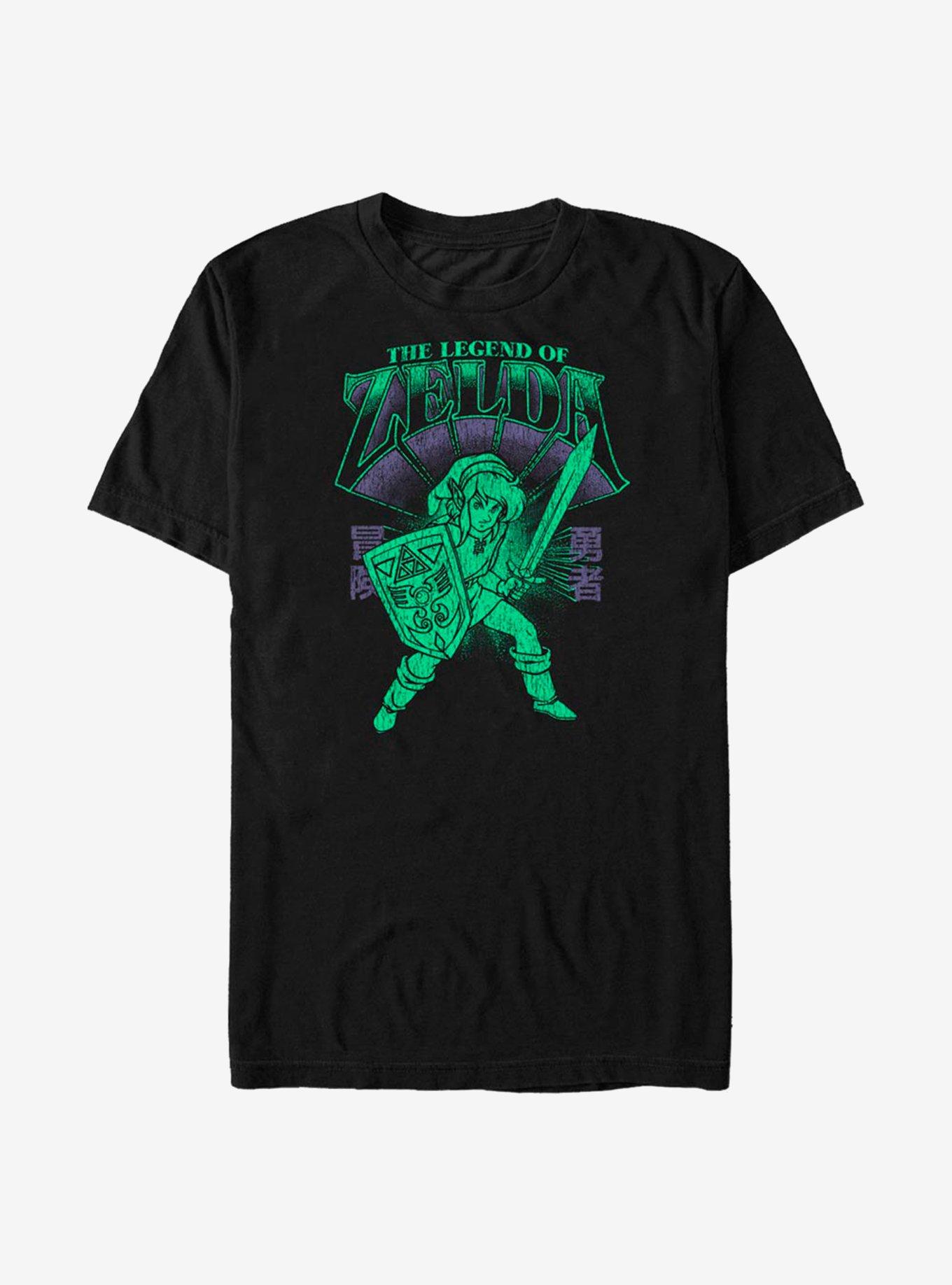 The Legend Of Zelda Perspective T-Shirt, BLACK, hi-res