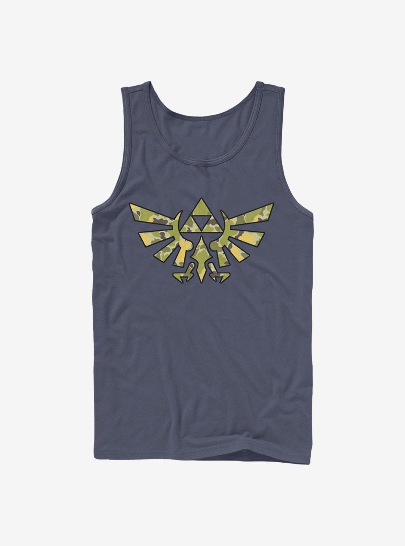 The Legend Of Zelda Camo Crest Tank, , hi-res