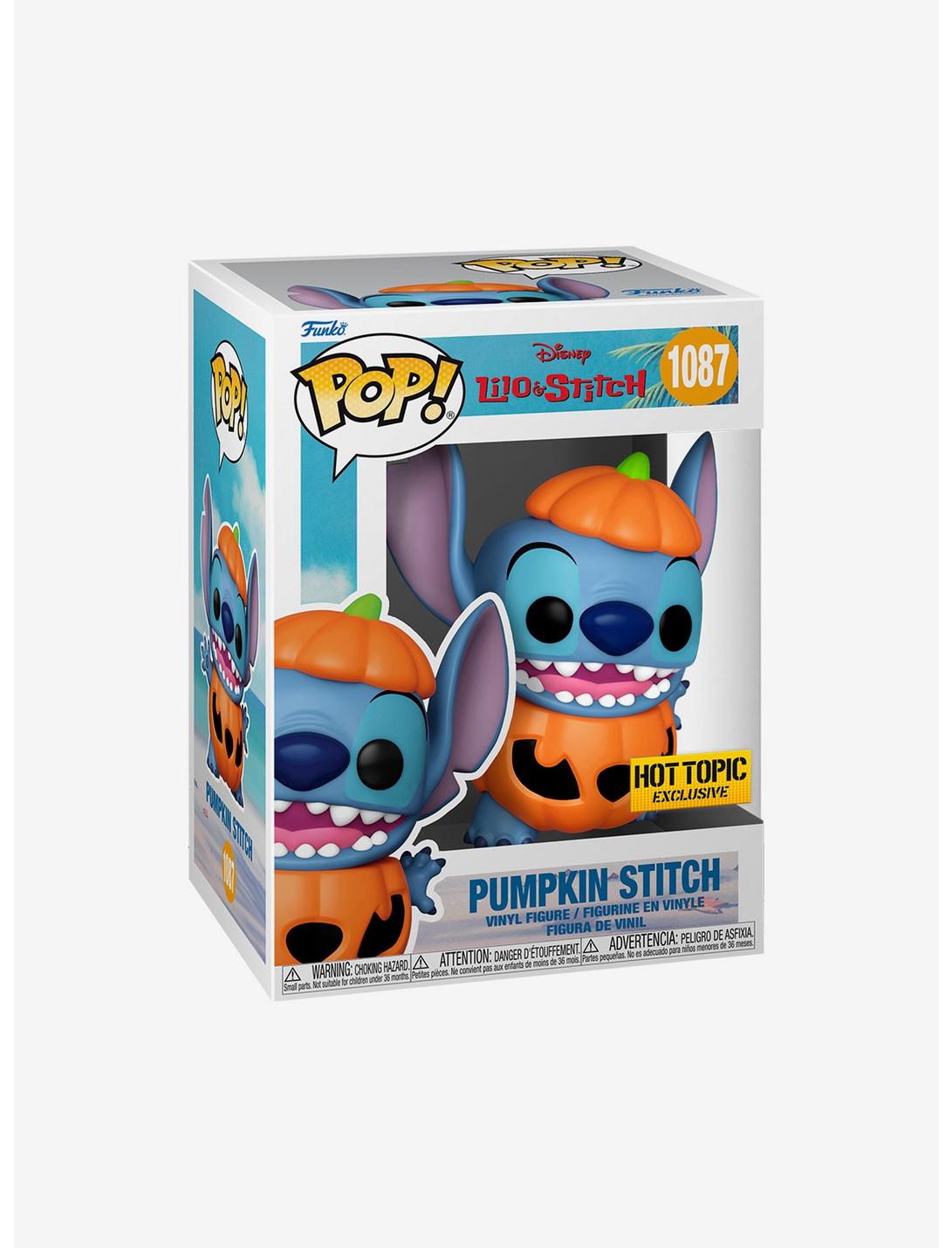 Disney Lilo & Stitch Pop! Pumpkin Stitch Vinyl Figure Hot Topic Exclusive, , hi-res