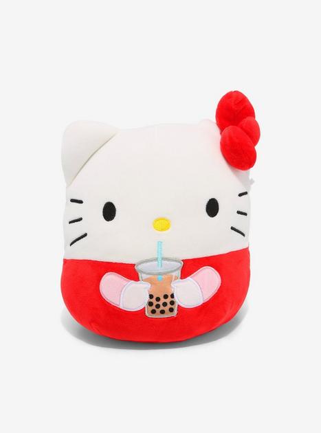Squishmallows Hello Kitty With Boba Plush HT Exclusive | Hot Topic