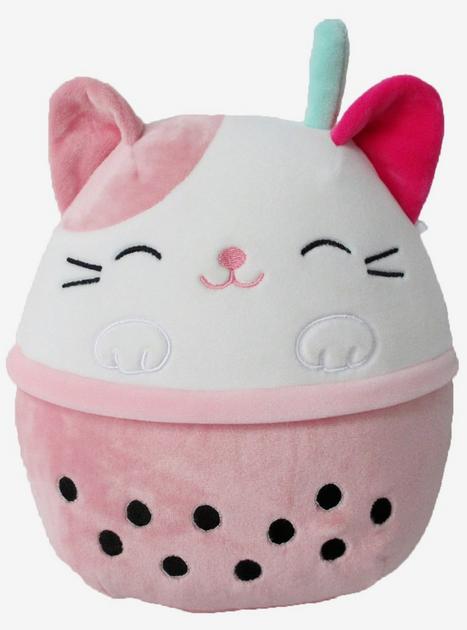Squishy Polyester Cat Pillow with Tail & Ears