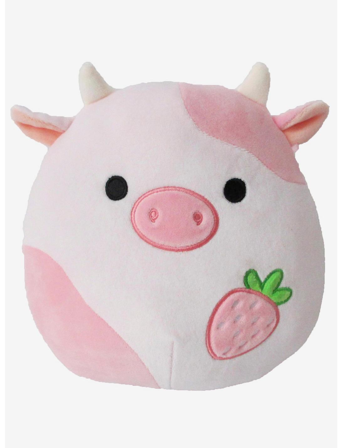 Squishmallows Strawberry Cow Plush Hot Topic Exclusive, , hi-res