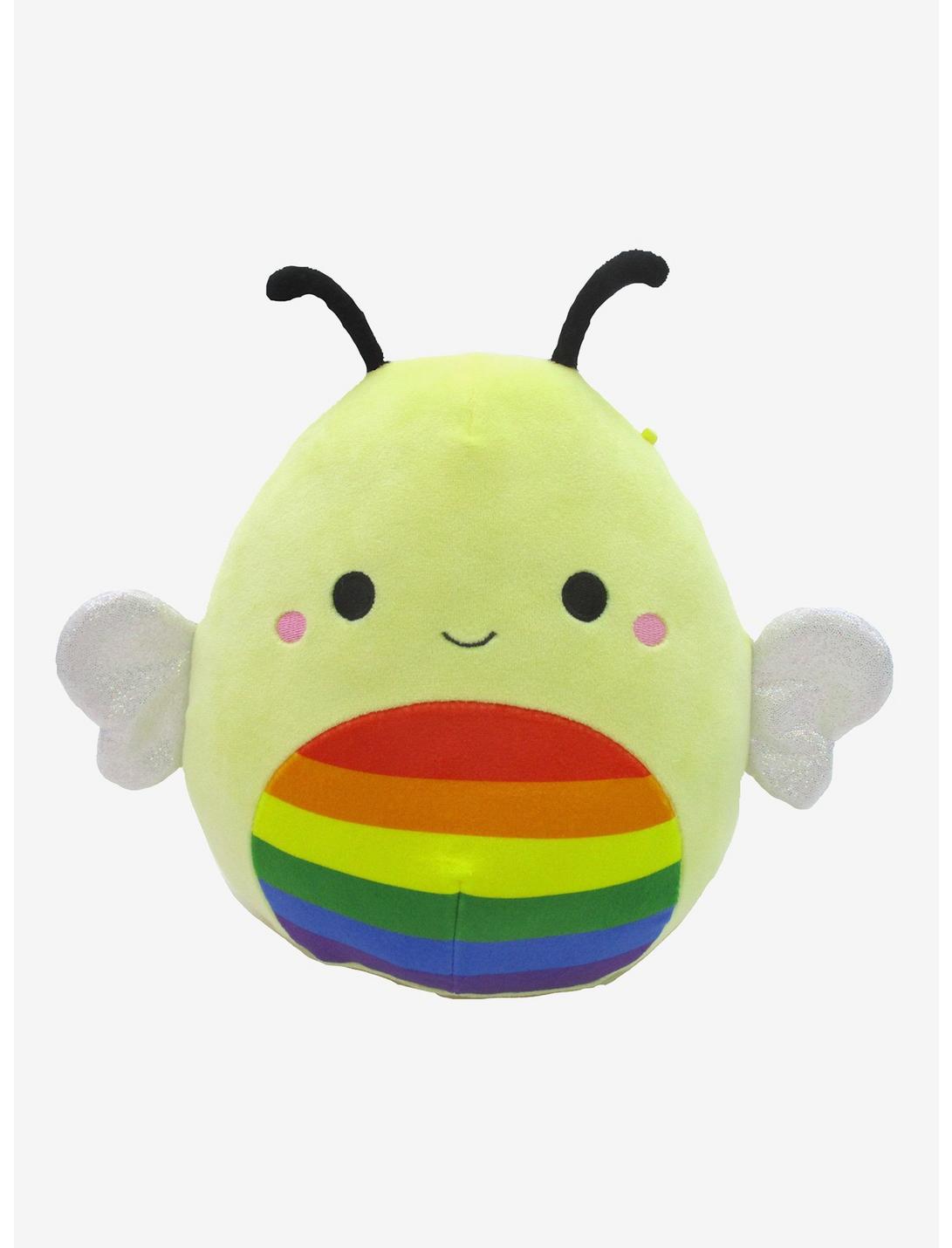 Squishmallows Rainbow Bee Plush Hot Topic Exclusive, , hi-res