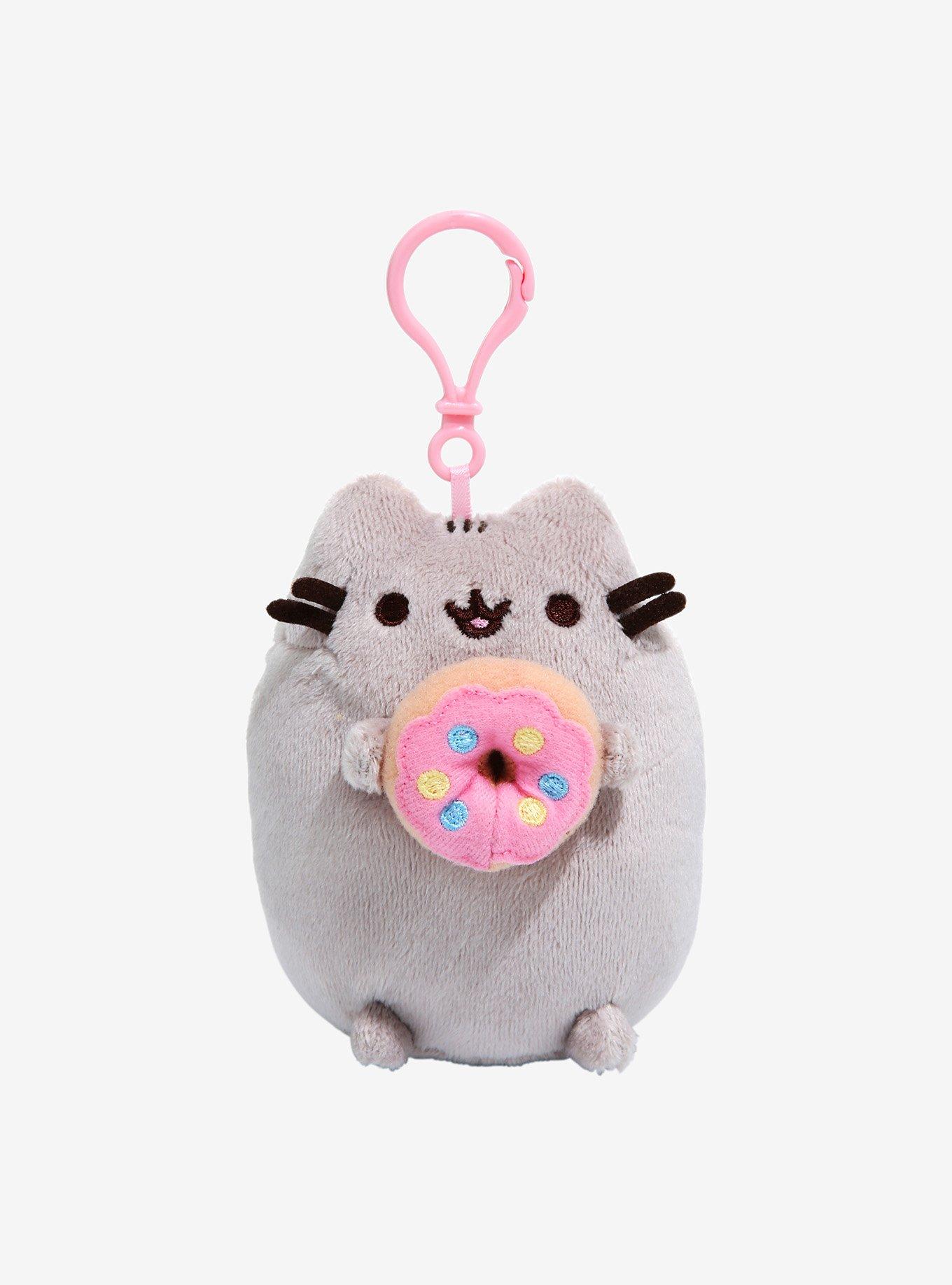 Pusheen Pusheen with Donut Plush Keychain BoxLunch