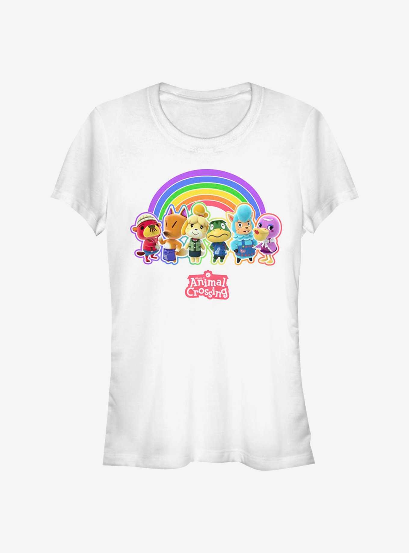 Animal Crossing Rainbow Lineup Girls T-Shirt, , hi-res