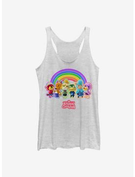 Plus Size Animal Crossing Rainbow Lineup Girls Tank, , hi-res