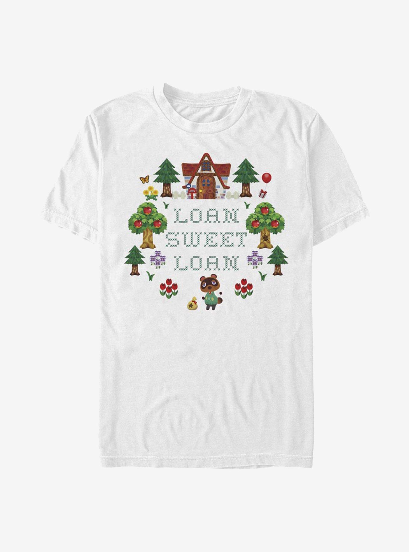 Animal Crossing Sweet Loan T-Shirt, WHITE, hi-res