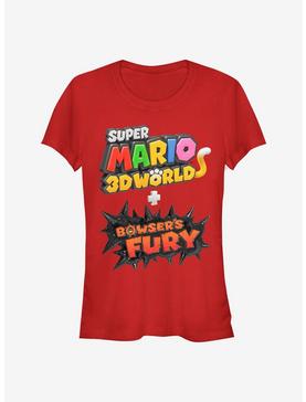 Super Mario 3D Bowsers Fury Logo Girls T-Shirt, , hi-res
