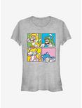 Super Mario 4 Character Boxup Girls T-Shirt, ATH HTR, hi-res