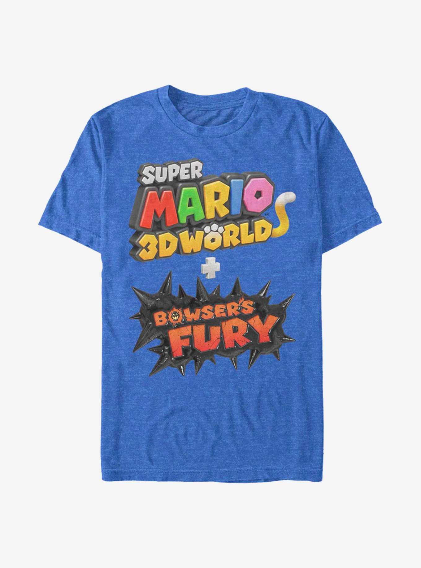 Super Mario 3D Bowsers Fury Logo T-Shirt, , hi-res
