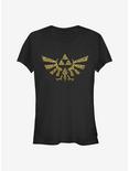 The Legend Of Zelda Triforce Cheetah Girls T-Shirt, BLACK, hi-res