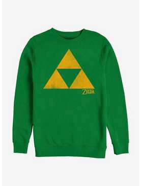 The Legend Of Zelda Simple Triforce Crew Sweatshirt, , hi-res