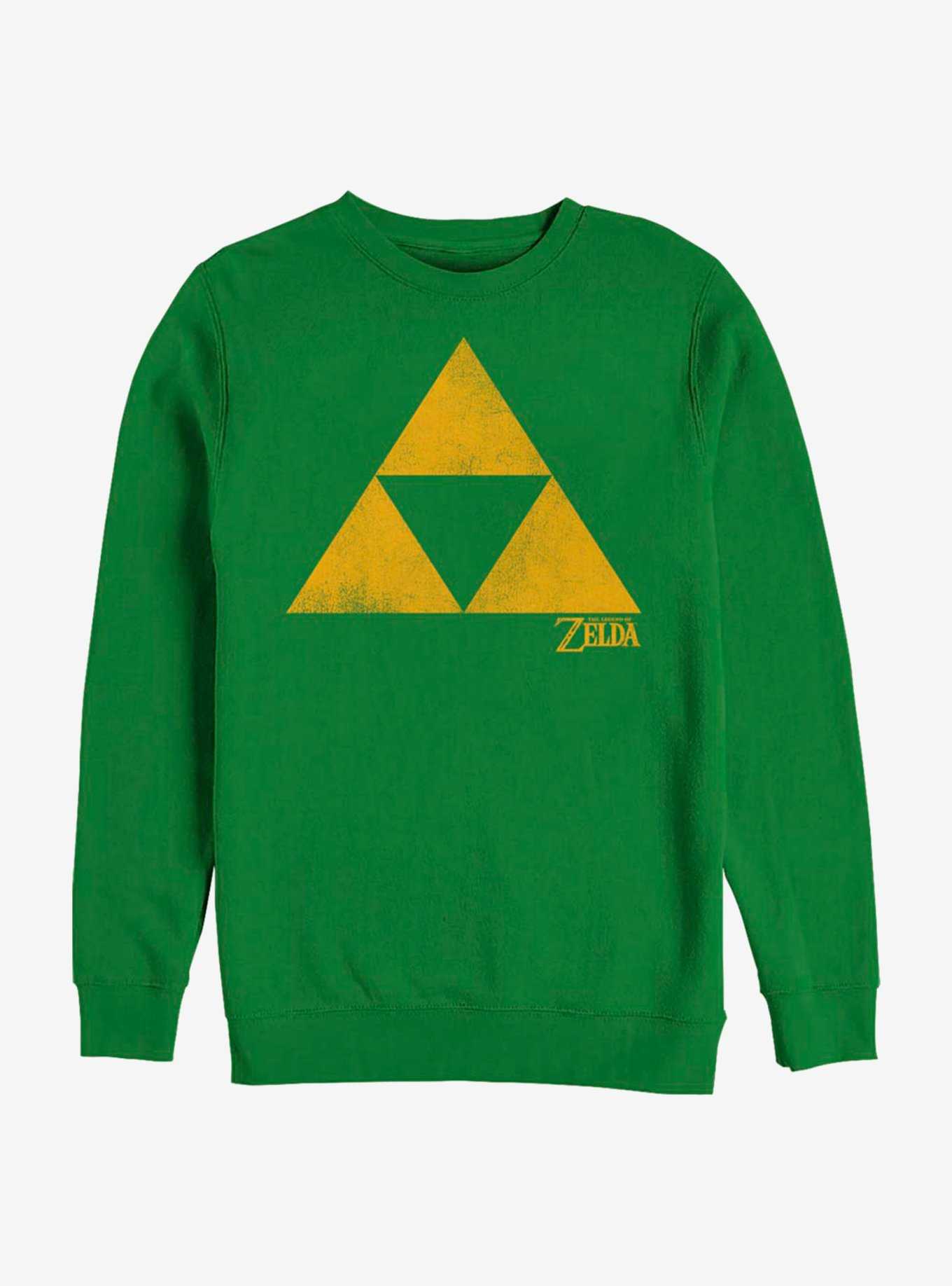 The Legend Of Zelda Simple Triforce Crew Sweatshirt, , hi-res