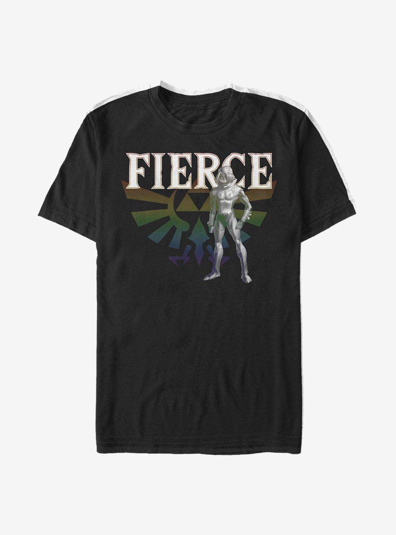 The Legend Of Zelda Fierce T-Shirt, BLACK, hi-res