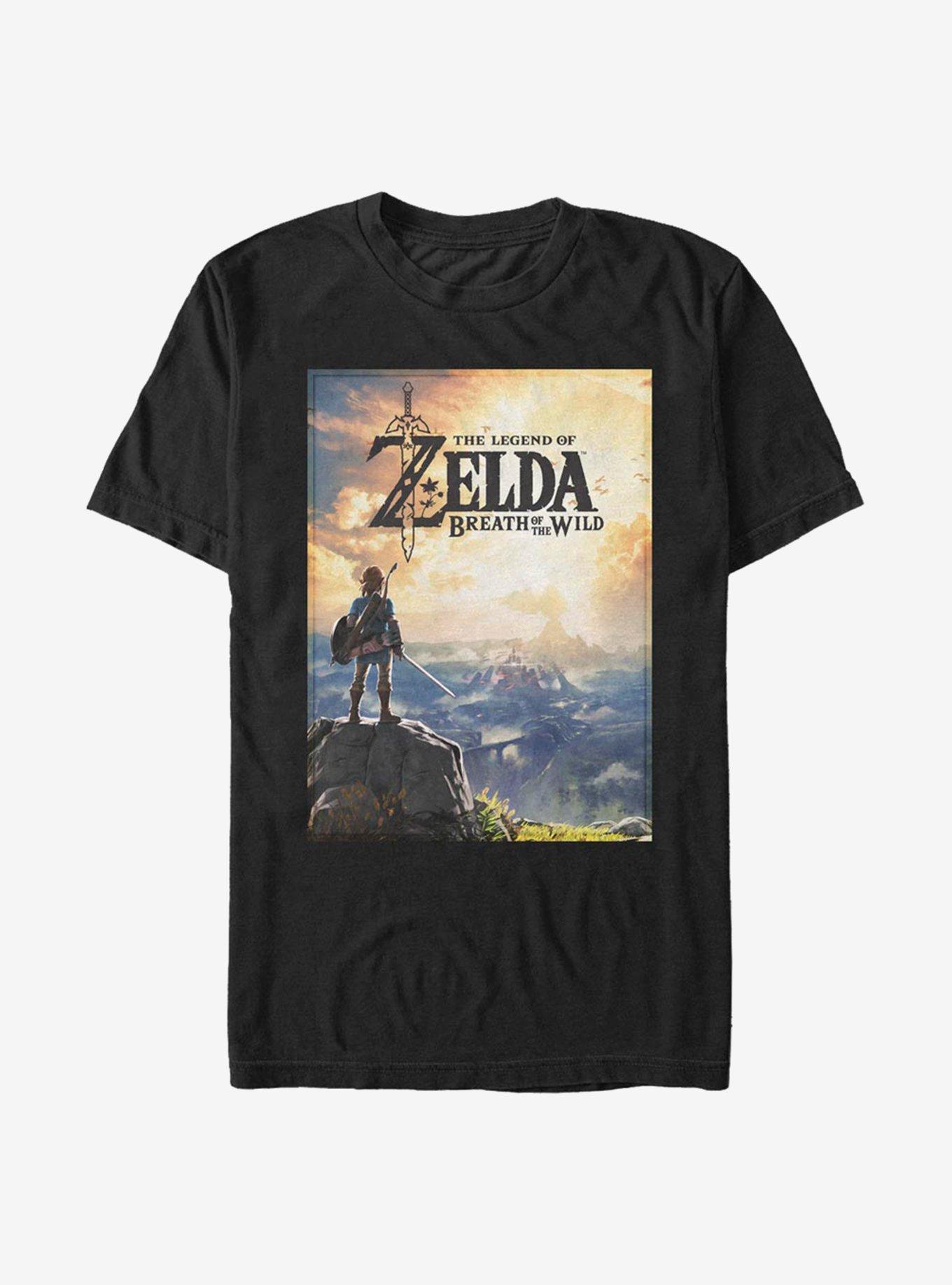 The Legend Of Zelda Link Horizon T-Shirt, BLACK, hi-res