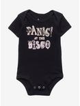 Panic! at the Disco Logo Infant One-Piece, BLACK, hi-res