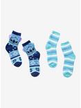 Disney Lilo & Stitch Stripes Cozy Crew Socks 2 Pair, , hi-res