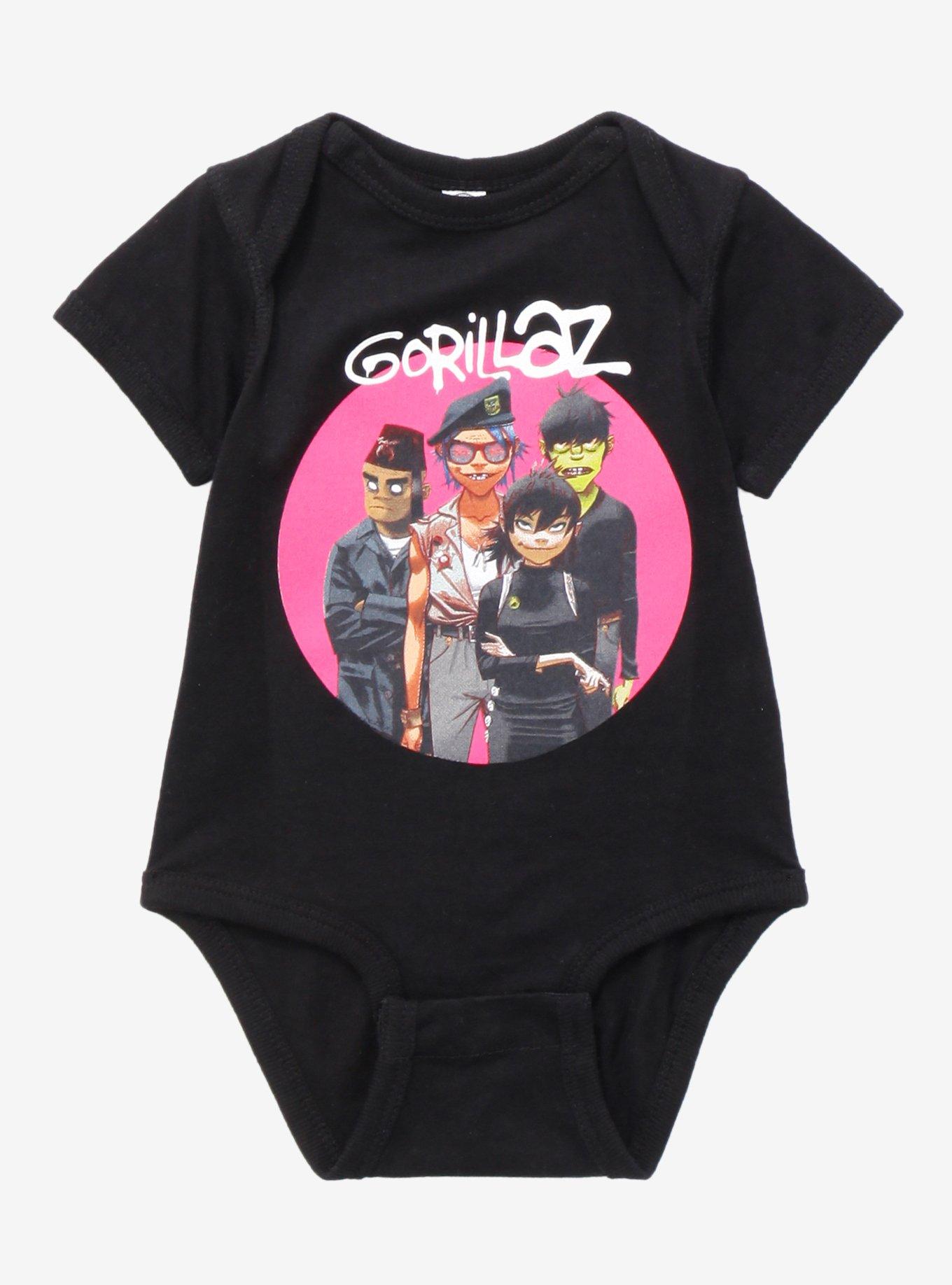 Gorillaz Humanz Infant One-Piece, BLACK, hi-res