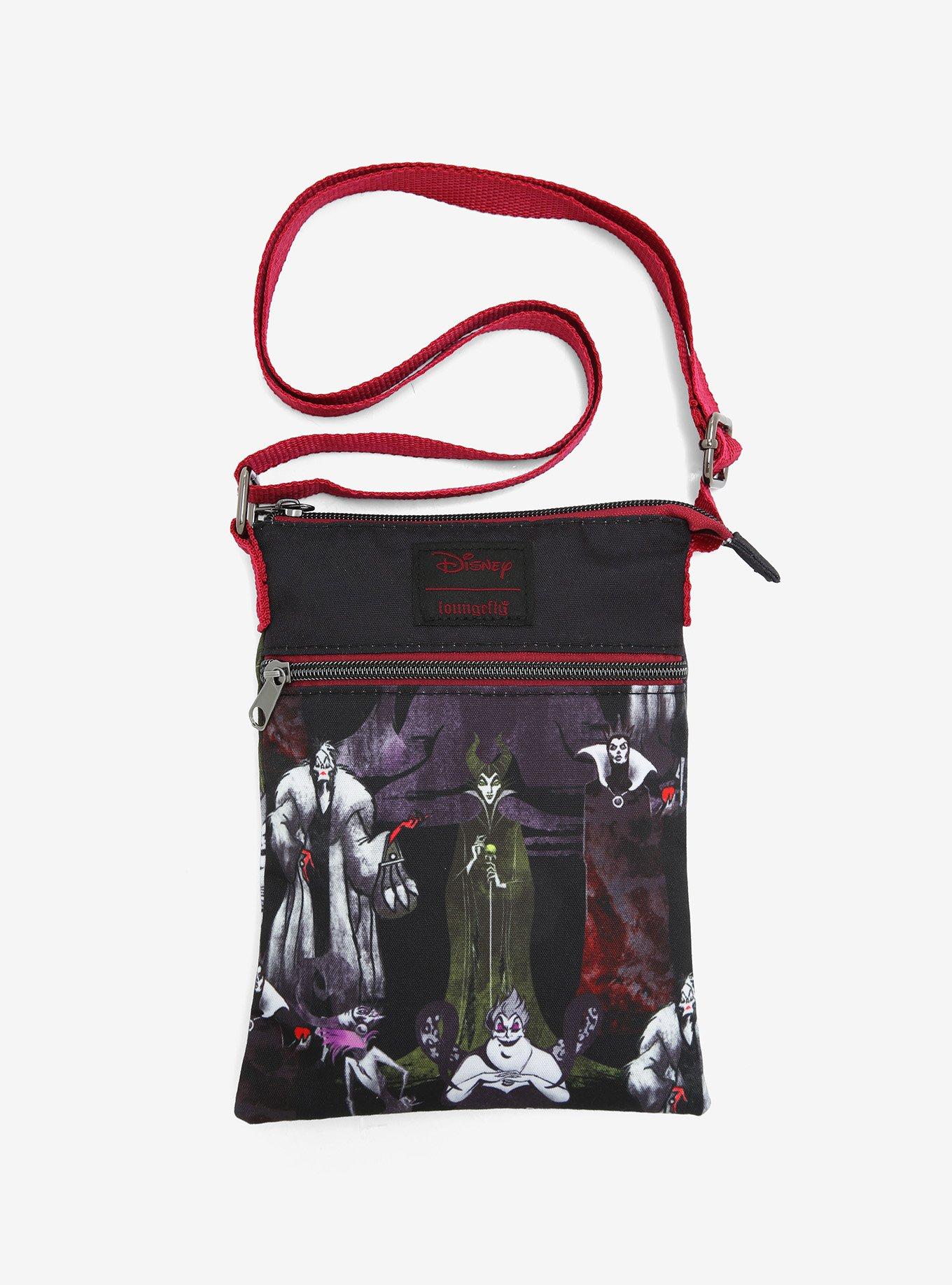 Loungefly Disney Villains Passport Crossbody Bag Hot Topic