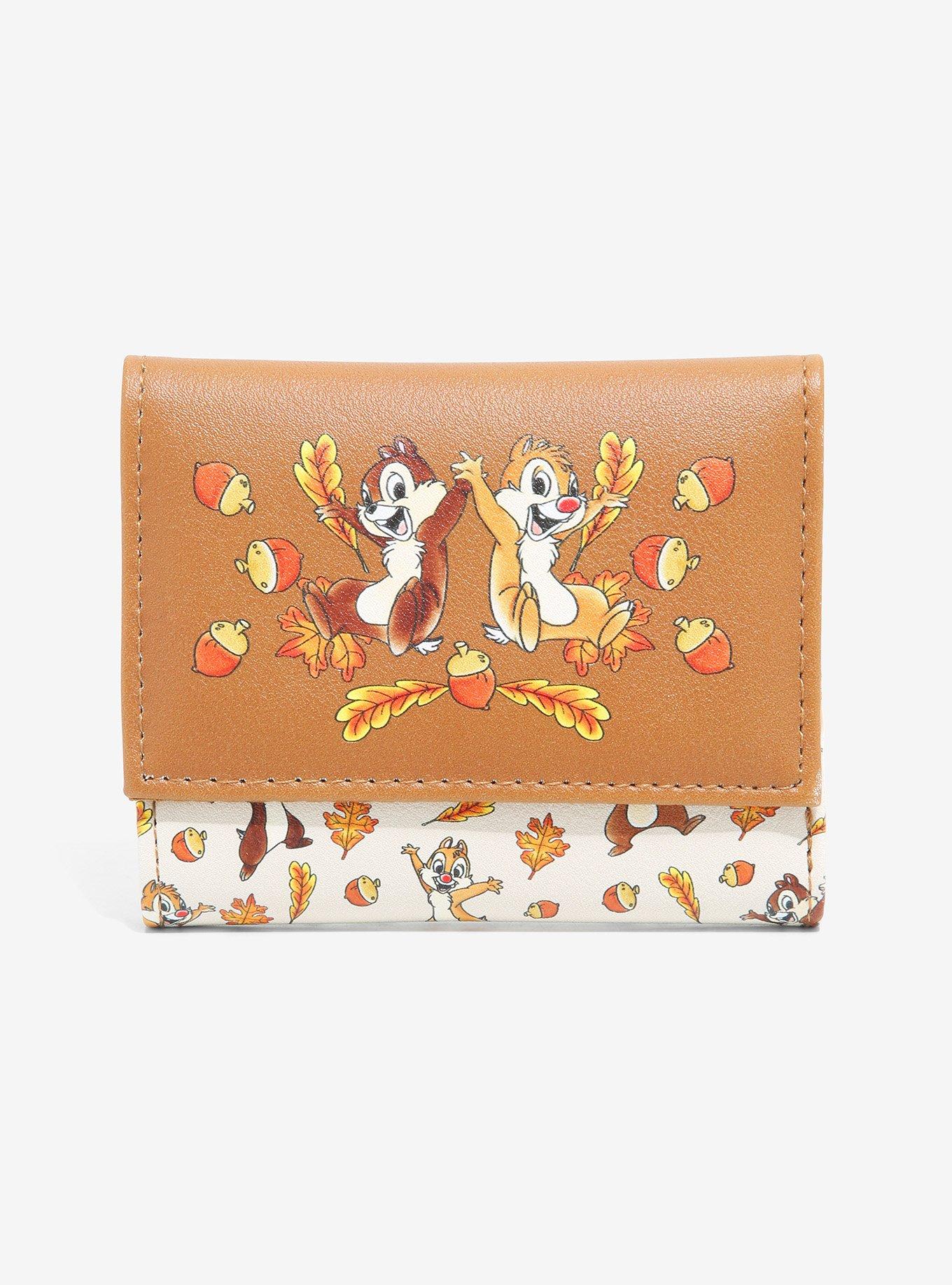 Loungefly Disney Chip 'N Dale Fall Mini Flap Wallet, , hi-res