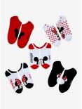 Disney Mickey Mouse & Minnie Mouse No-Show Socks 5 Pair, , hi-res