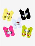 Hello Kitty And Friends Character No-Show Socks 5 Pair, , hi-res