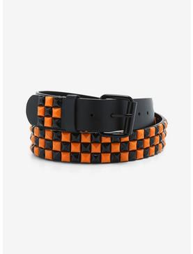 Orange & Black Pyramid Belt, , hi-res