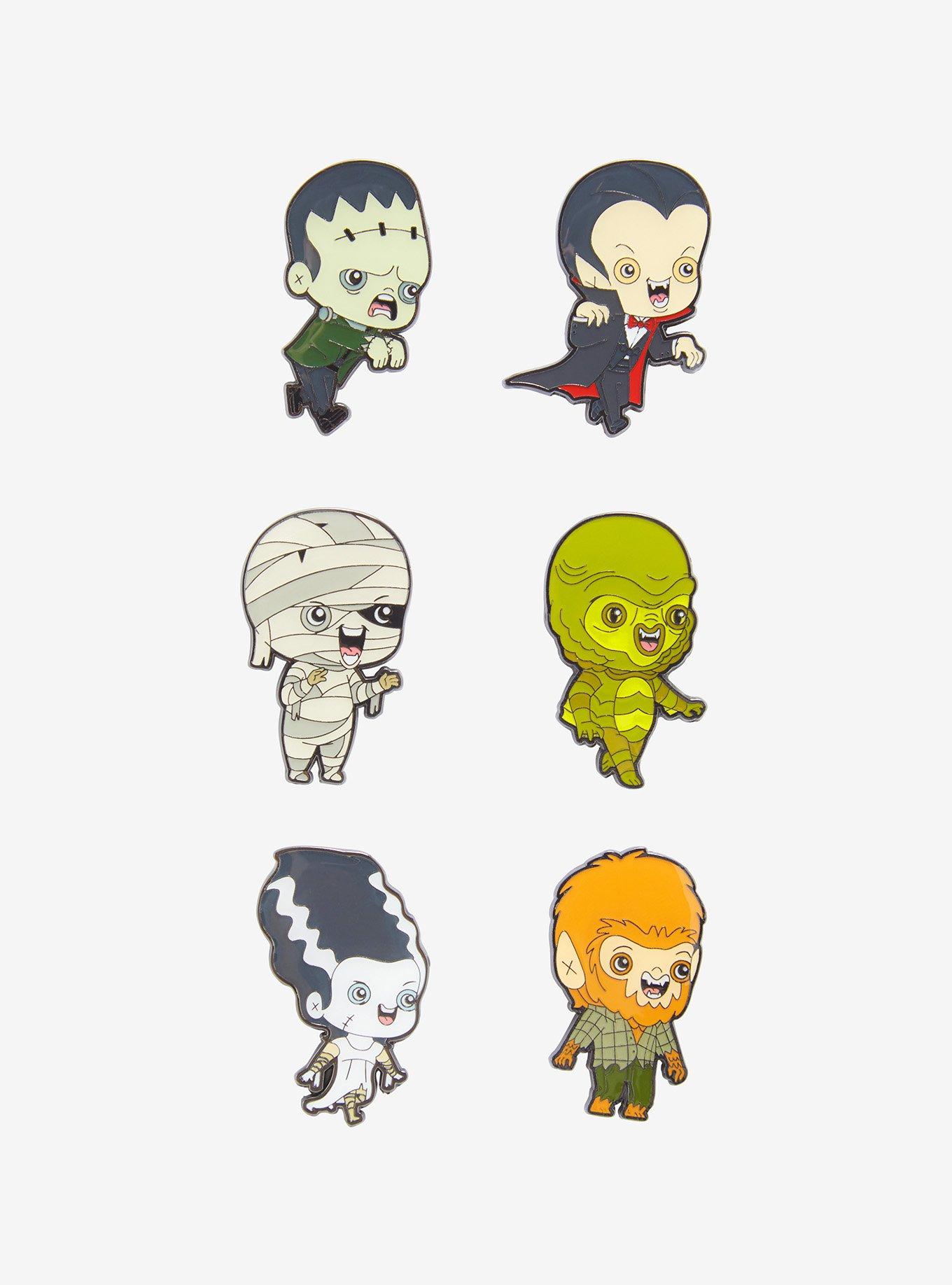 Loungefly Universal Monsters Chibi Blind Box Enamel Pin Hot Topic