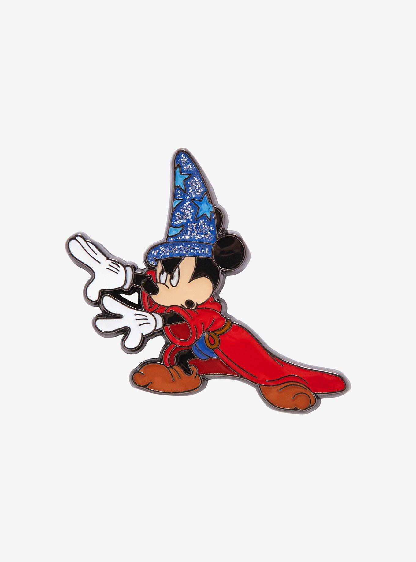 Disney Set of 48 Pin Backs - Disney Character Icons - Mickey Ears Goofy Hat  Glove and Sorcerer Hat