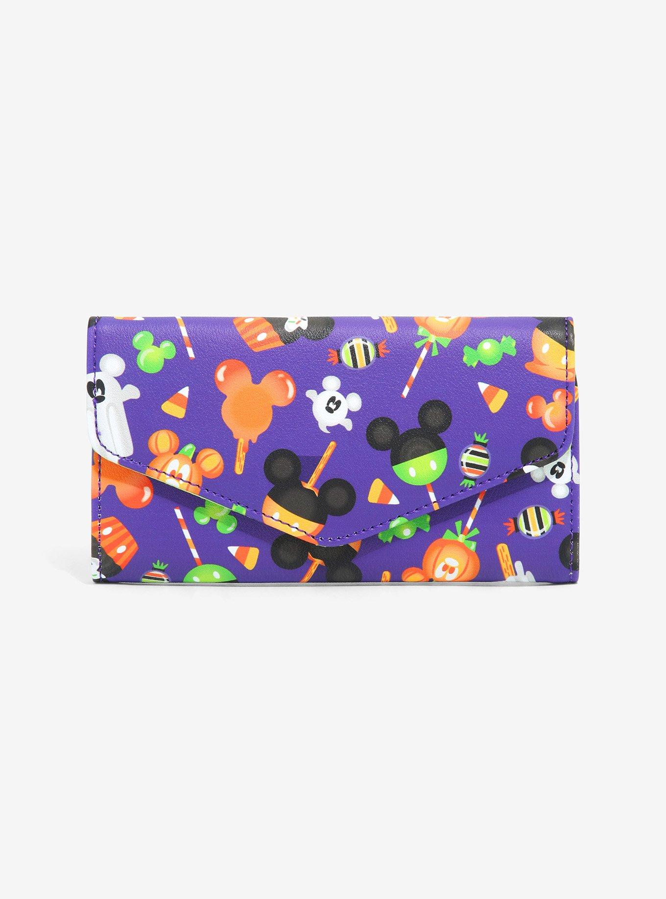 Loungefly Disney Mickey Mouse Halloween Treats Flap Wallet, , hi-res