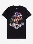 Marvel What If...? Guardians of the Multiverse T-Shirt - BoxLunch Exclusive, BLACK, hi-res