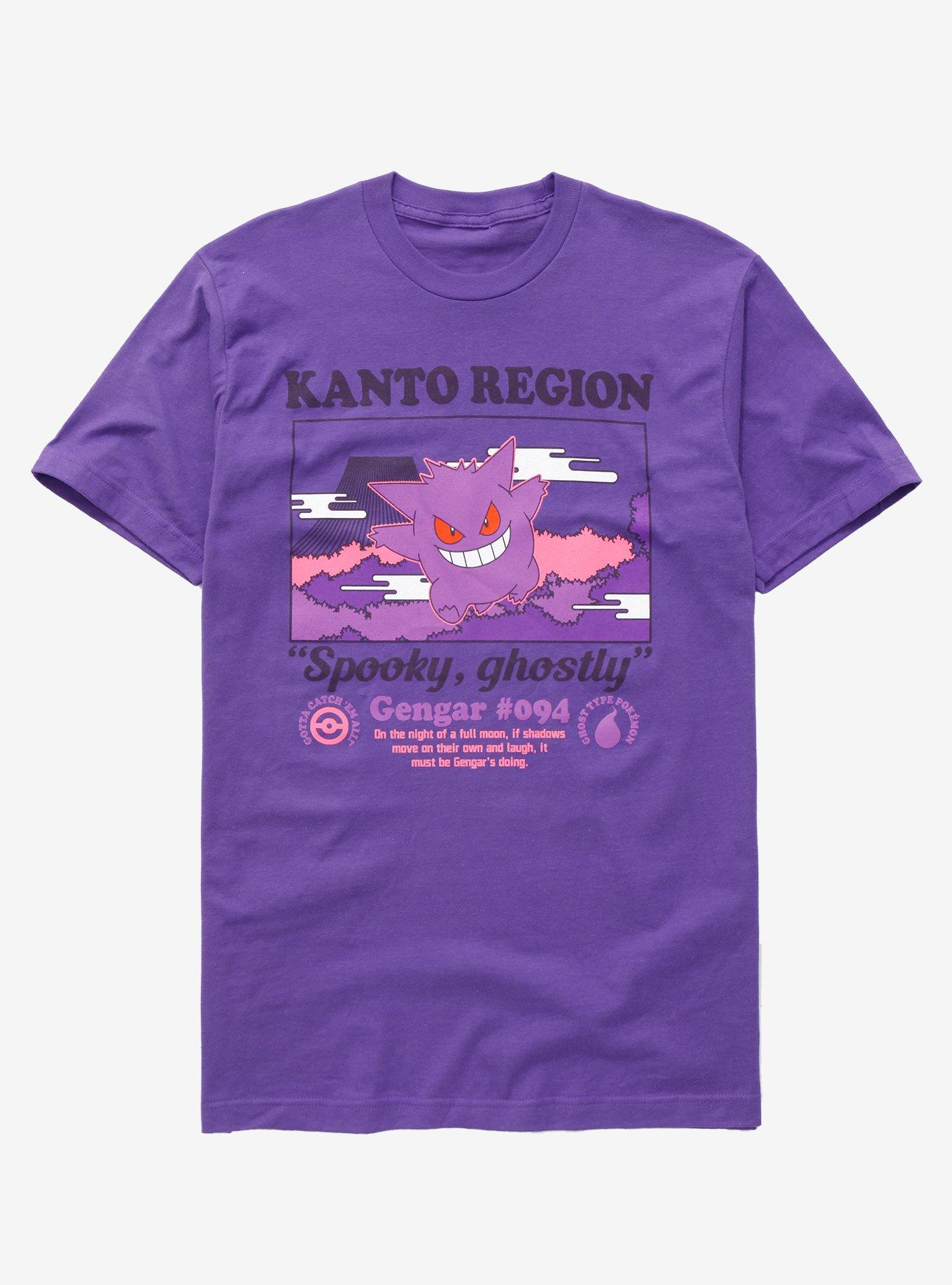 Pok&eacute;mon Gengar Kanto Region T-Shirt - BoxLunch Exclusive, LILAC, hi-res