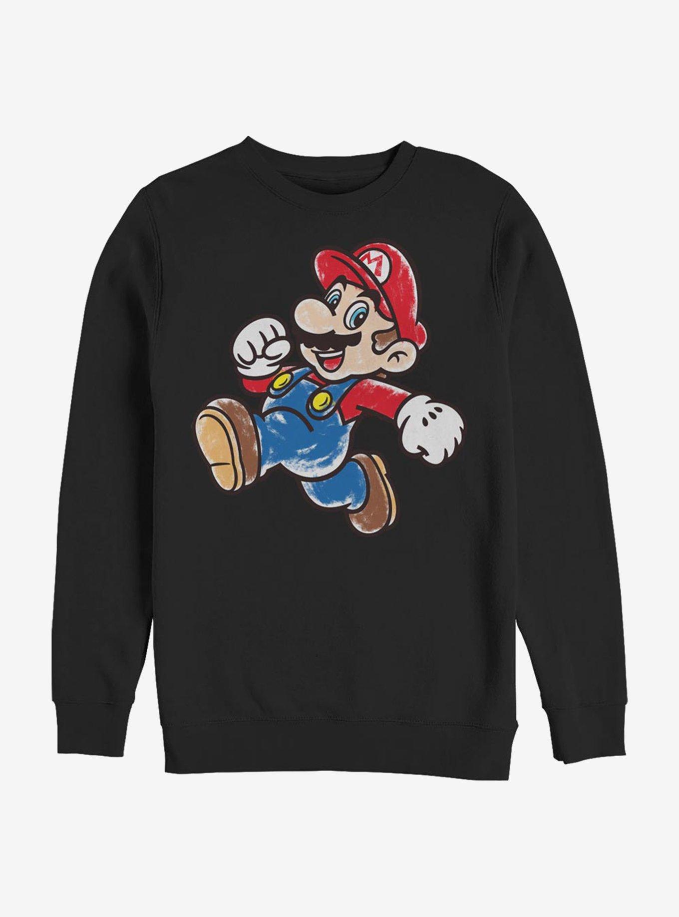 Nintendo Super Mario Artsy Mario Sweatshirt