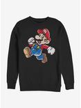 Nintendo Super Mario Artsy Mario Sweatshirt, BLACK, hi-res