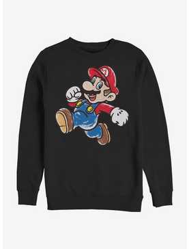 Nintendo Super Mario Artsy Mario Sweatshirt, , hi-res