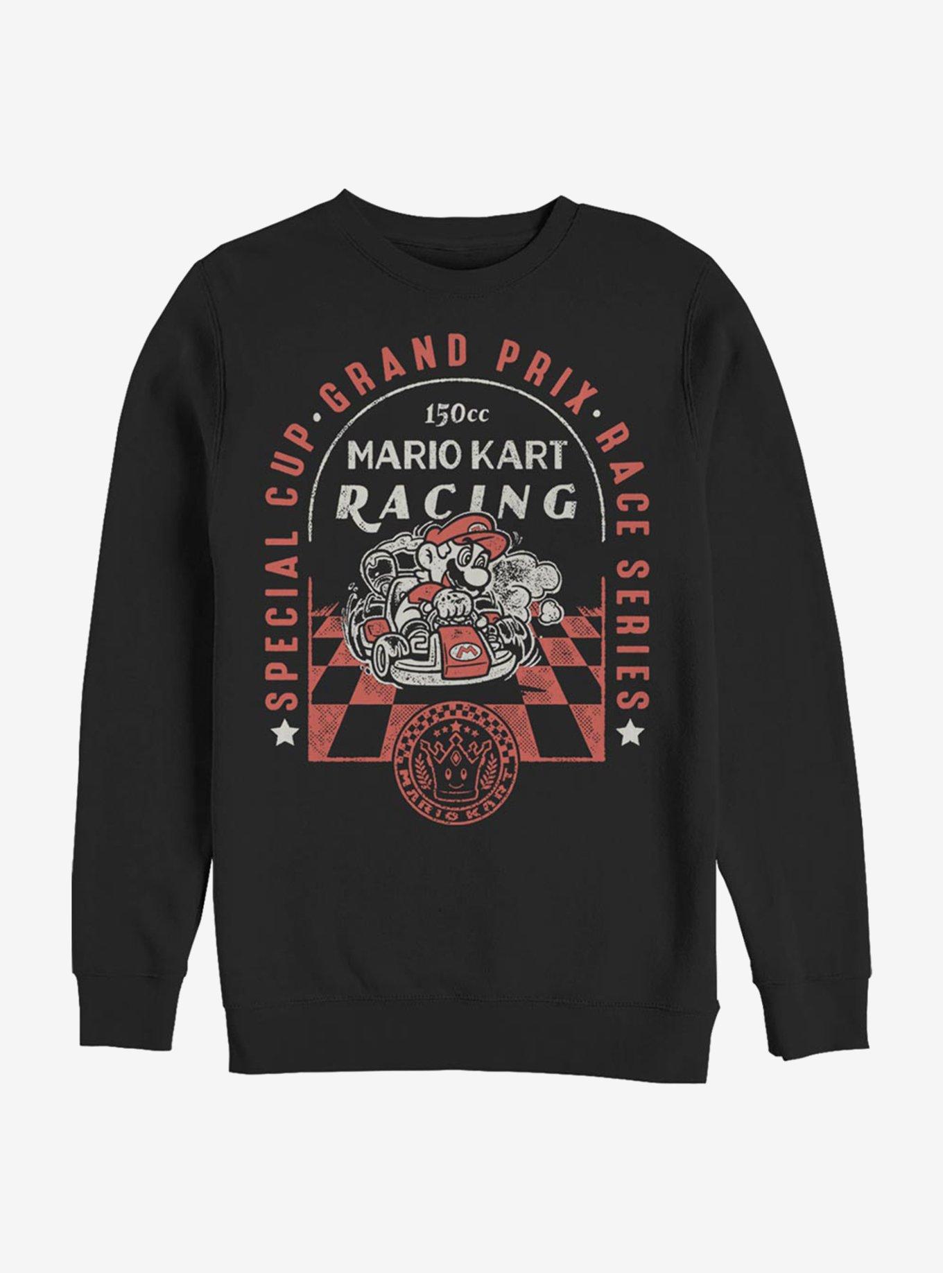 Nintendo Super Mario Checkered Grand Prix Sweatshirt, , hi-res