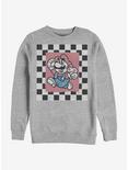 Nintendo Super Mario Checkers Run Sweatshirt, ATH HTR, hi-res