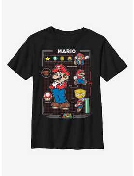 Nintendo Super Mario Grid T-Shirt, , hi-res