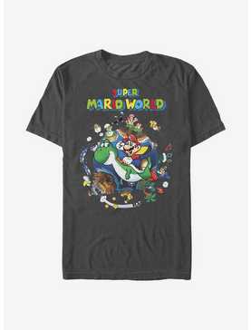 Nintendo Super Mario Super Famicom World T-Shirt, , hi-res