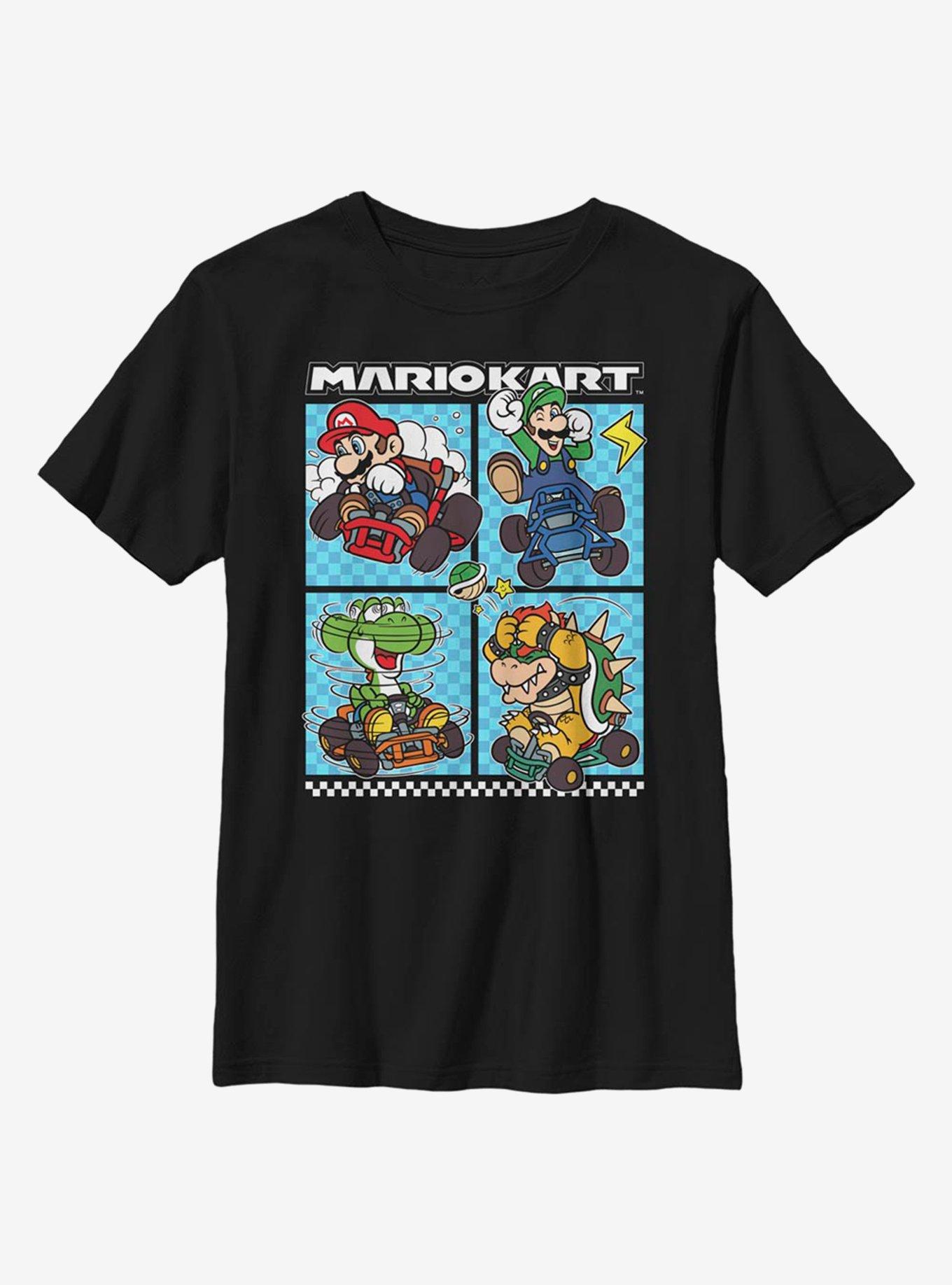 Nintendo Super Mario Four On The Floor Youth T-Shirt, , hi-res